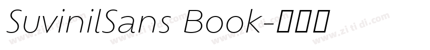 SuvinilSans Book字体转换 SuvinilSans Book字体转换